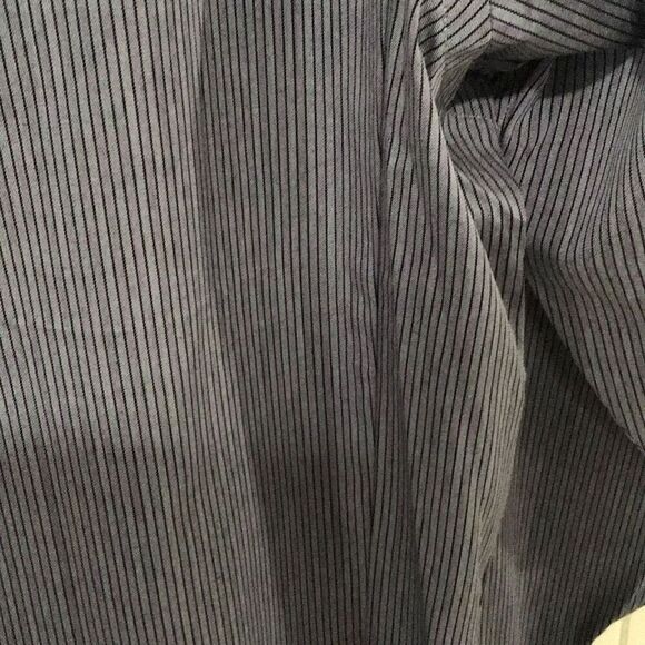 Men’s Shirt, Tattersall Mens Shirt, size 16 34/35, blue and white check, long sl - Picture 6 of 6